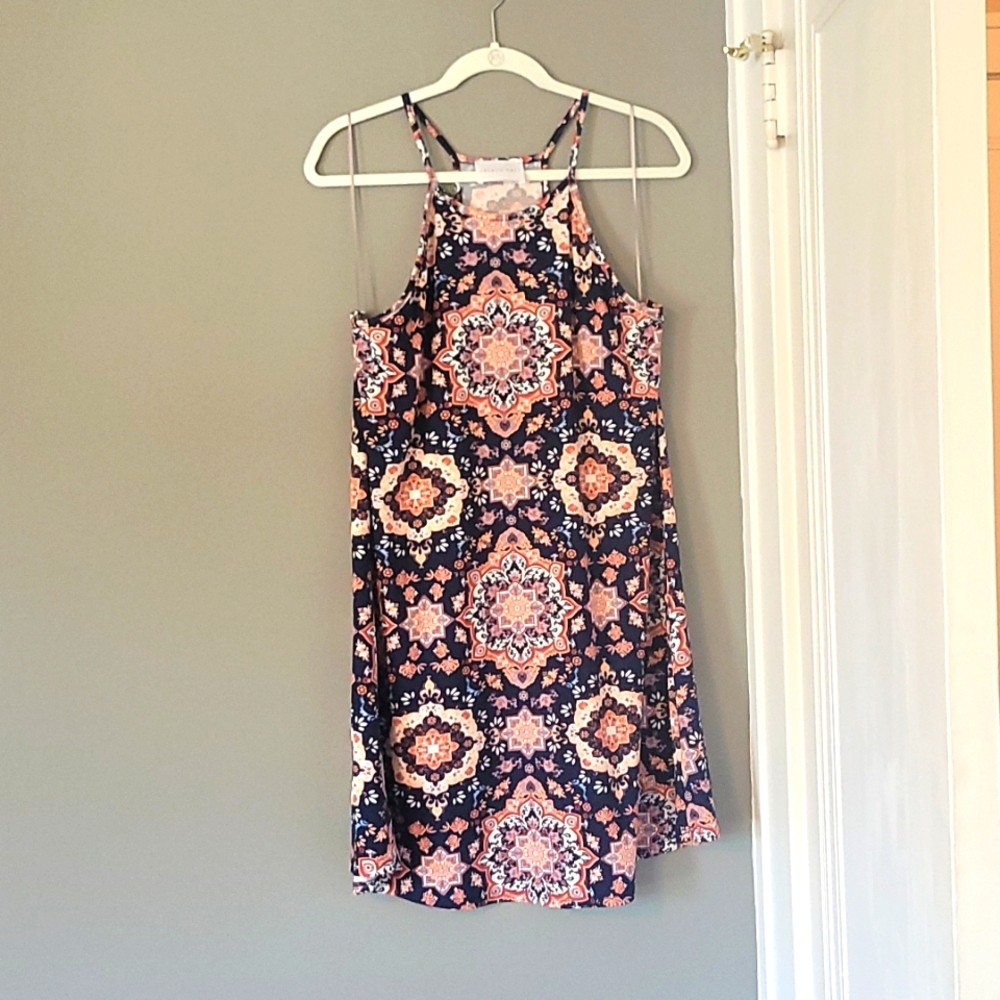 French Grey Melcy Brushed Knit Dress Size L